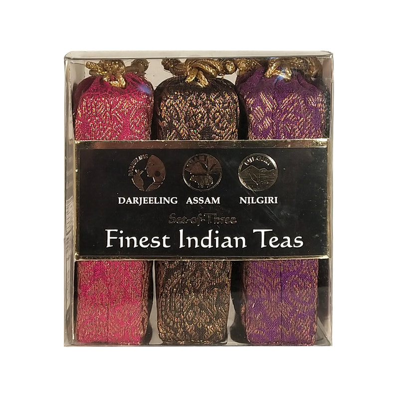 Finest Indian Teas Trio - Darjeeling, Nilgiri & Assam (3x50gm) - Golden Tips