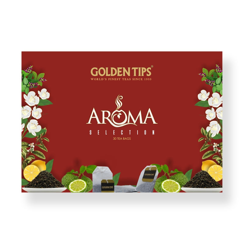 Aroma Black & Green Tea Assortment Individual Envelope - Tea Bags - Golden Tips