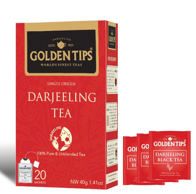 Pure Darjeeling Individual Envelope - Tea Bags (Buy 2 Get 1 FREE) - Golden Tips