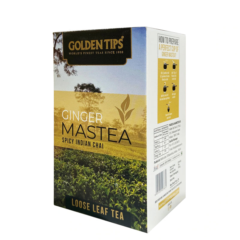 Ginger Mastea Loose Leaf Spicy Indian Chai - Golden Tips