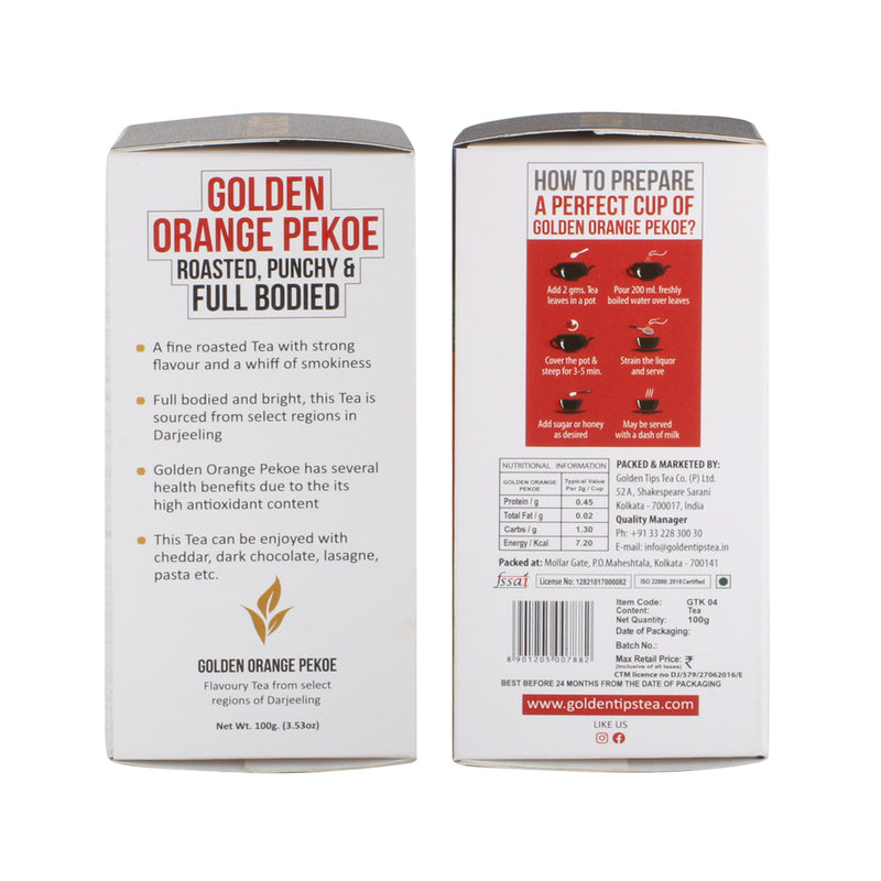 Golden Orange Pekoe Loose Leaf Tea - Golden Tips