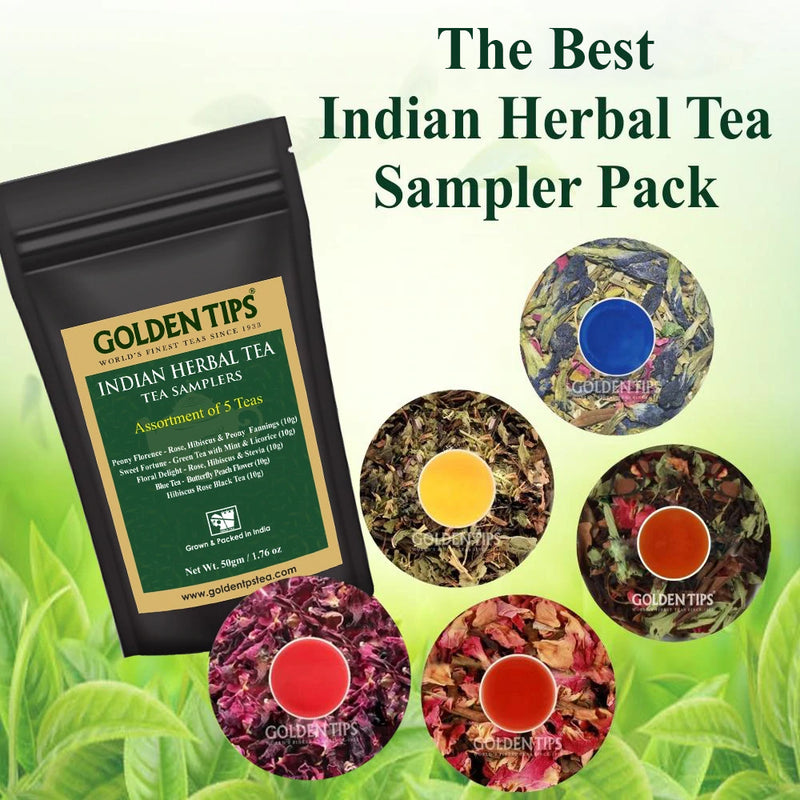 Herbal Tea Sampler Pack - Golden Tips