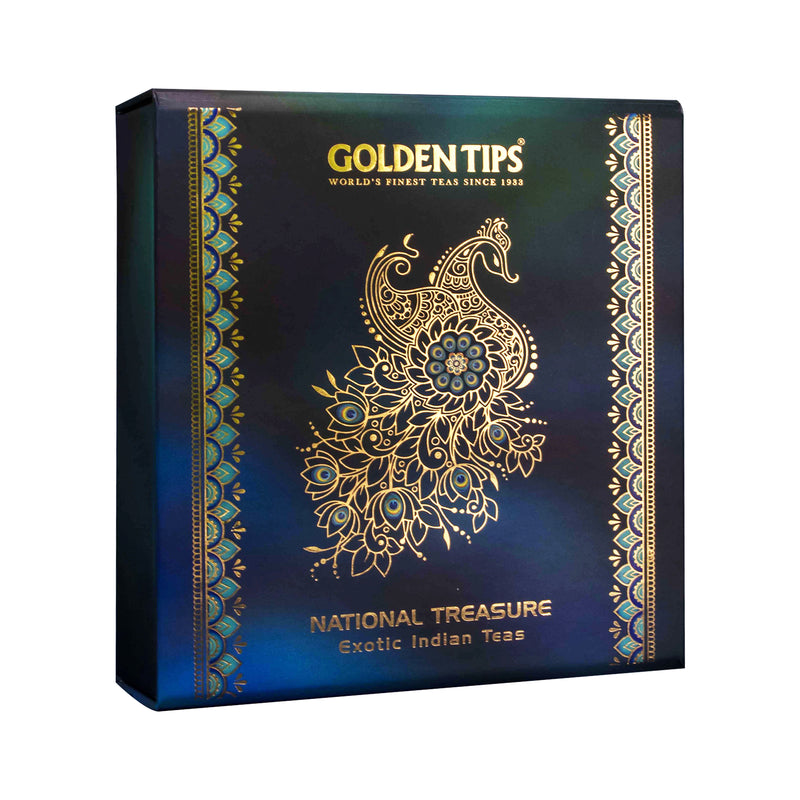 National Treasure Exotic Indian Herbal Tea Box - Golden Tips
