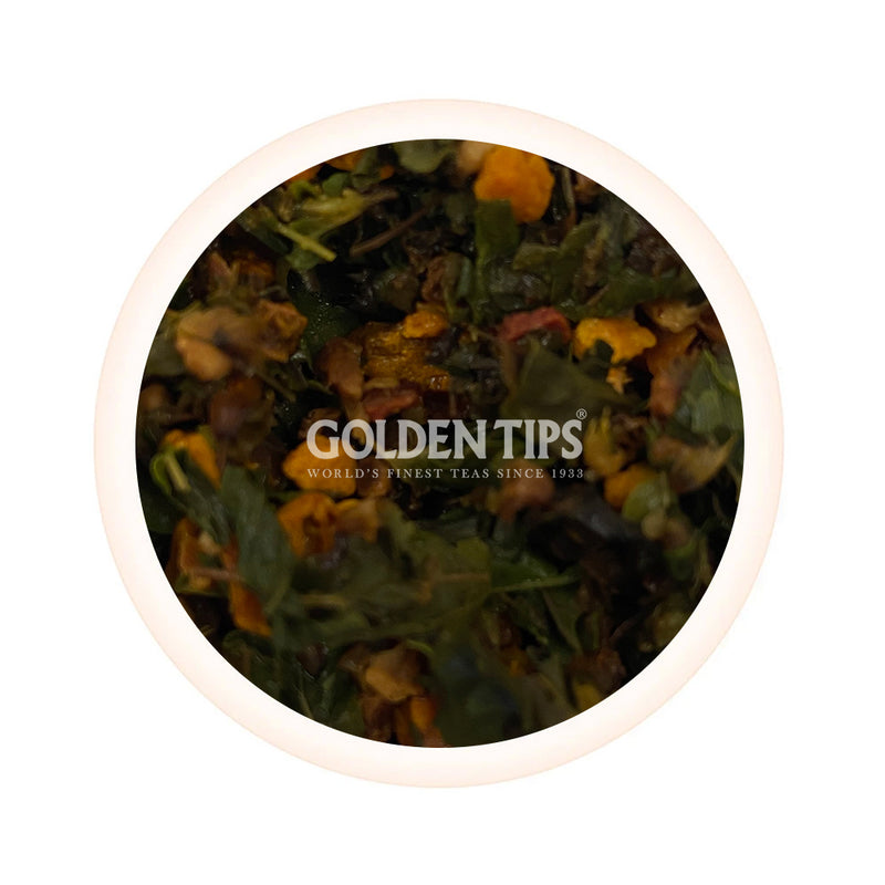 Herbyoga -Tulsi, Turmeric & Ginger Herbal Tea (100 gm) - Golden Tips
