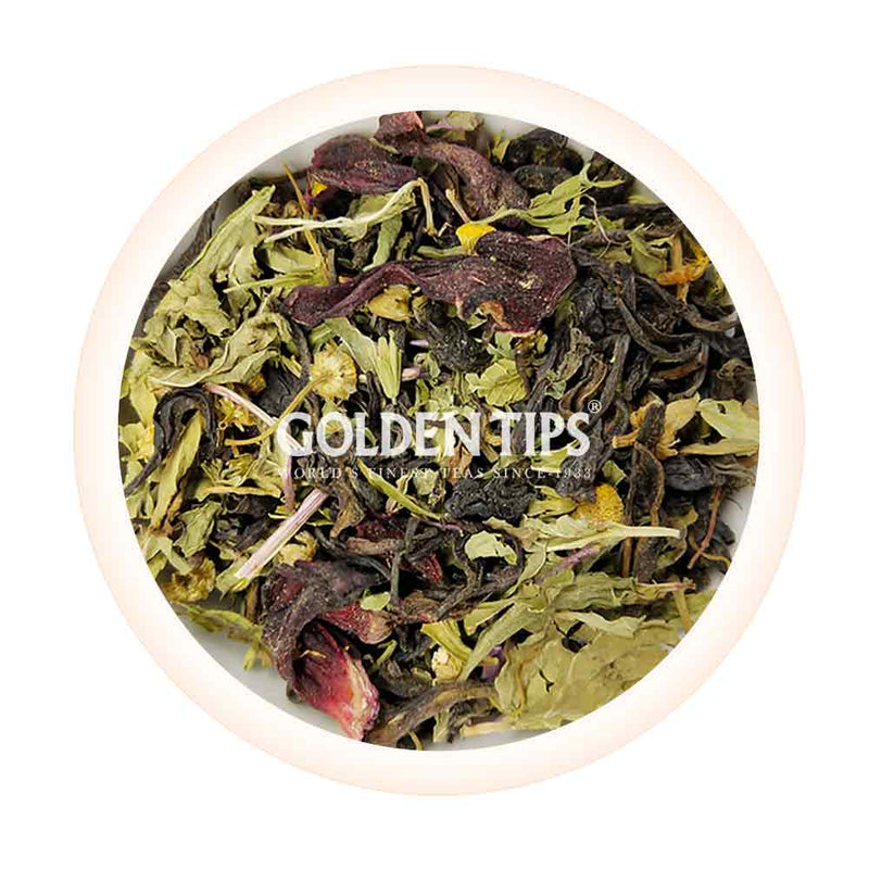 Supreme Synthesis Hibiscus - Stevia Green Tea - Golden Tips