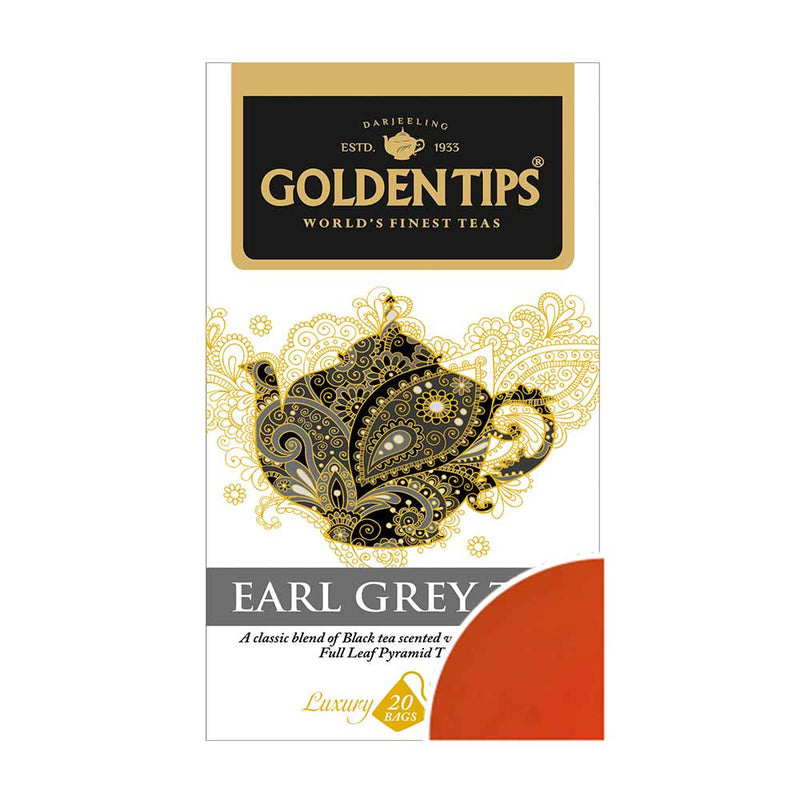 Earl Grey Full Leaf Pyramid -  Tea Bags - Golden Tips