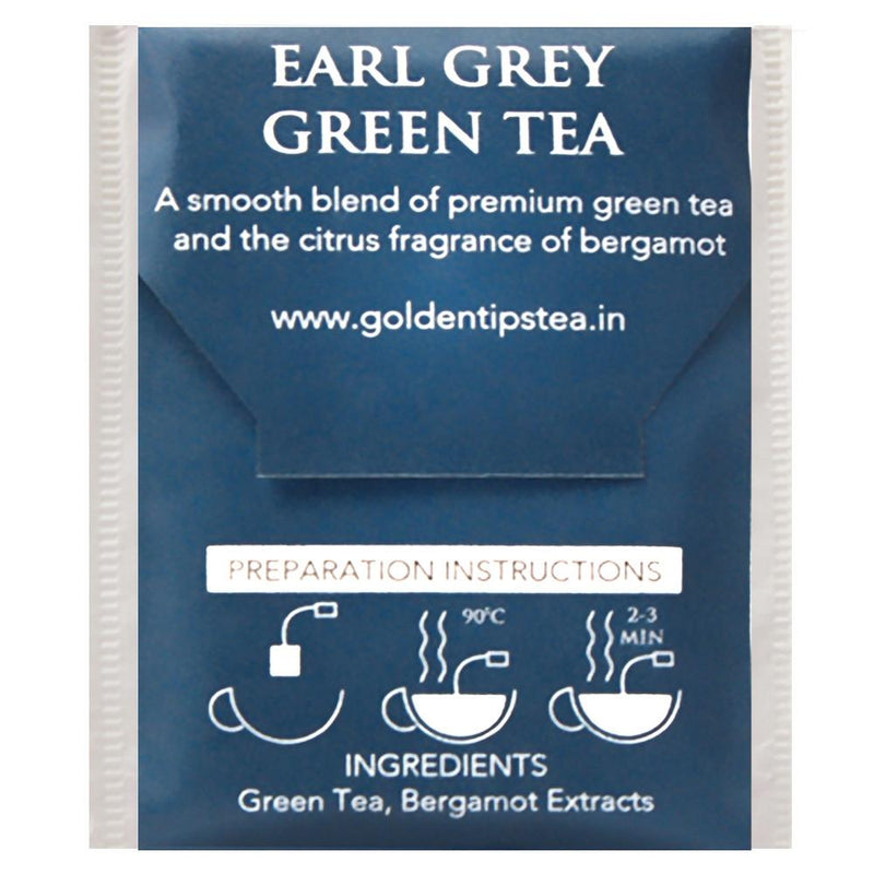 Earl Grey Green Envelope - Tea Bags - Golden Tips