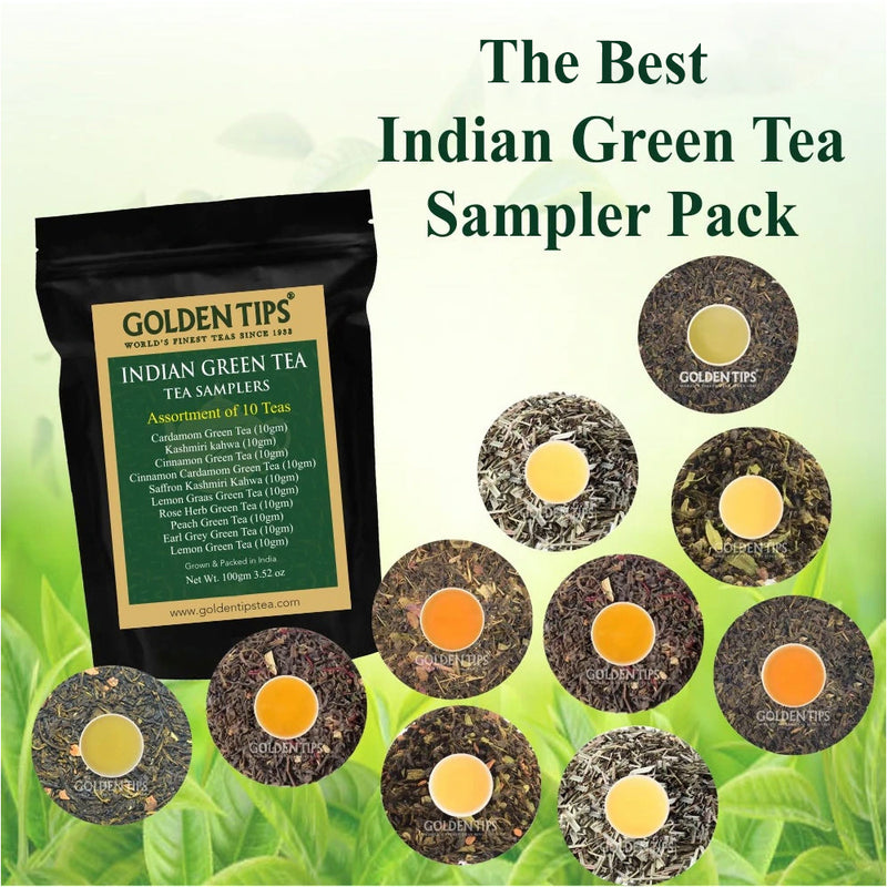 Green Tea Sampler Pack - Golden Tips