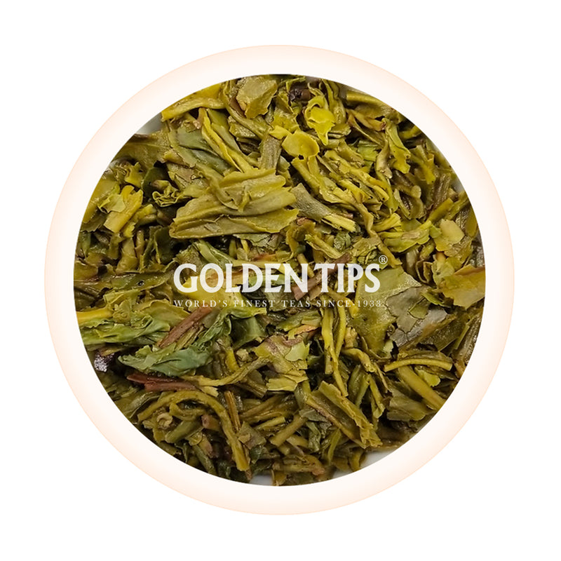 Pure Green Tea - Royal Brocade Cloth Bag - Golden Tips