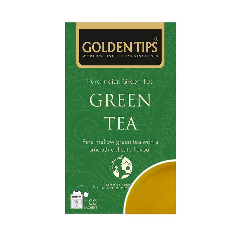 Pure Green Tea Individual Envelope - Tea Bags - Golden Tips